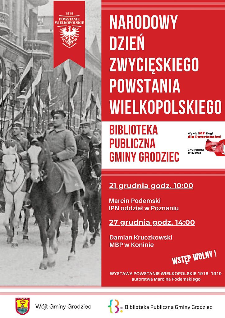 Narodowy Dzień Zwycięskiego Powstania Wielkopolskiego - plakat