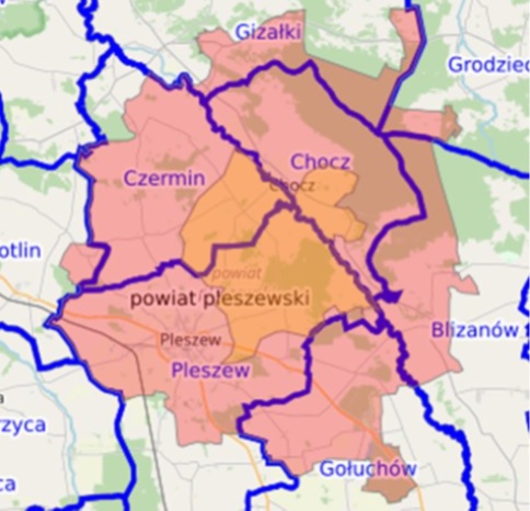 UWAGA!!! WYSOCE ZJADLIWA GRYPA PTAKÓW (HPAI) NA TERENIE GMINY GRODZIEC!!! - plakat