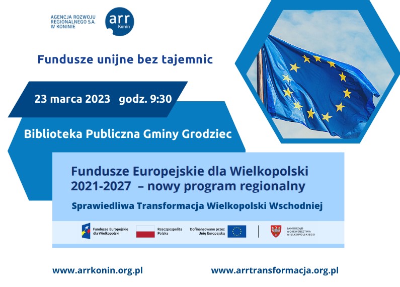 Fundusze bez tajemnic - plakat