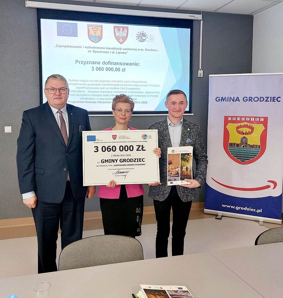 Kolejna inwestycja z zakresu gospodarki wodno-ściekowej z dofinasowaniem unijnym w Gminie Grodziec - zdjęcie 2