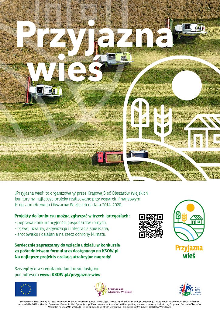 Przyjazna wieś - plakat