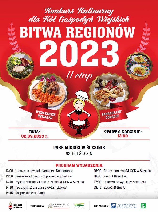 Bitwa regionów 2023 - II etap - plakat