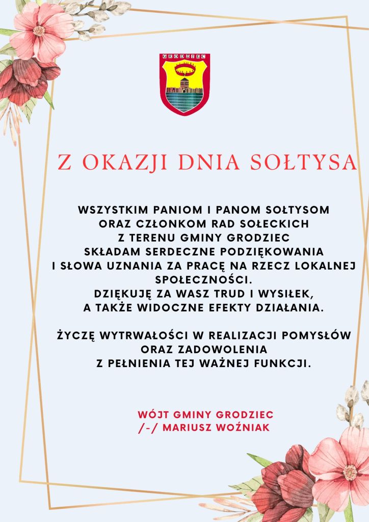 Dzień Sołtysa 2024 - plakat