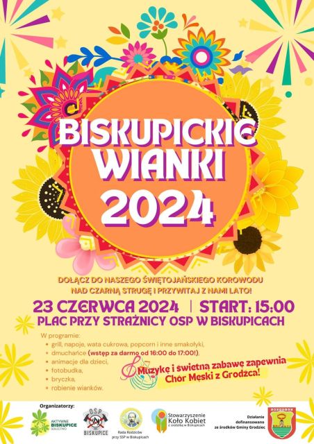 Biskupickie Wianki 2024 - plakat