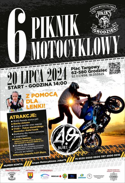 6. Piknik Motocyklowy 2024 - plakat