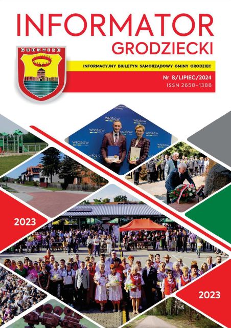 INFORMATOR GRODZIECKI Nr 8/LIPIEC/2024 - plakat