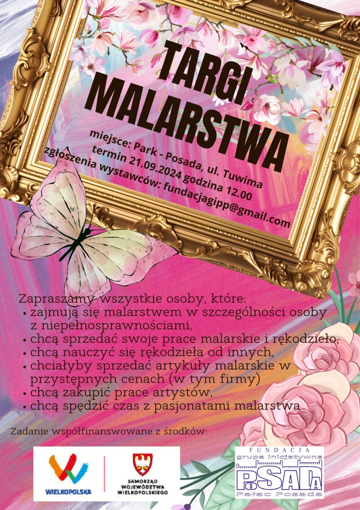 Targi malarstwa i rękodzielnictwa - plakat